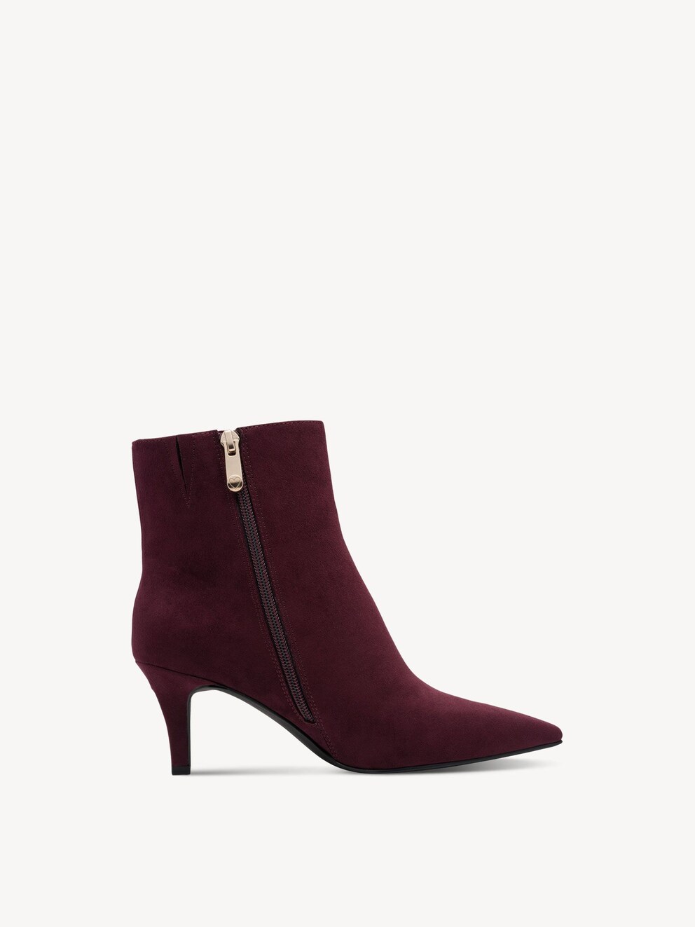 Marco Tozzi, Ankelboots - röd MULBERRY, bild 6 av 6