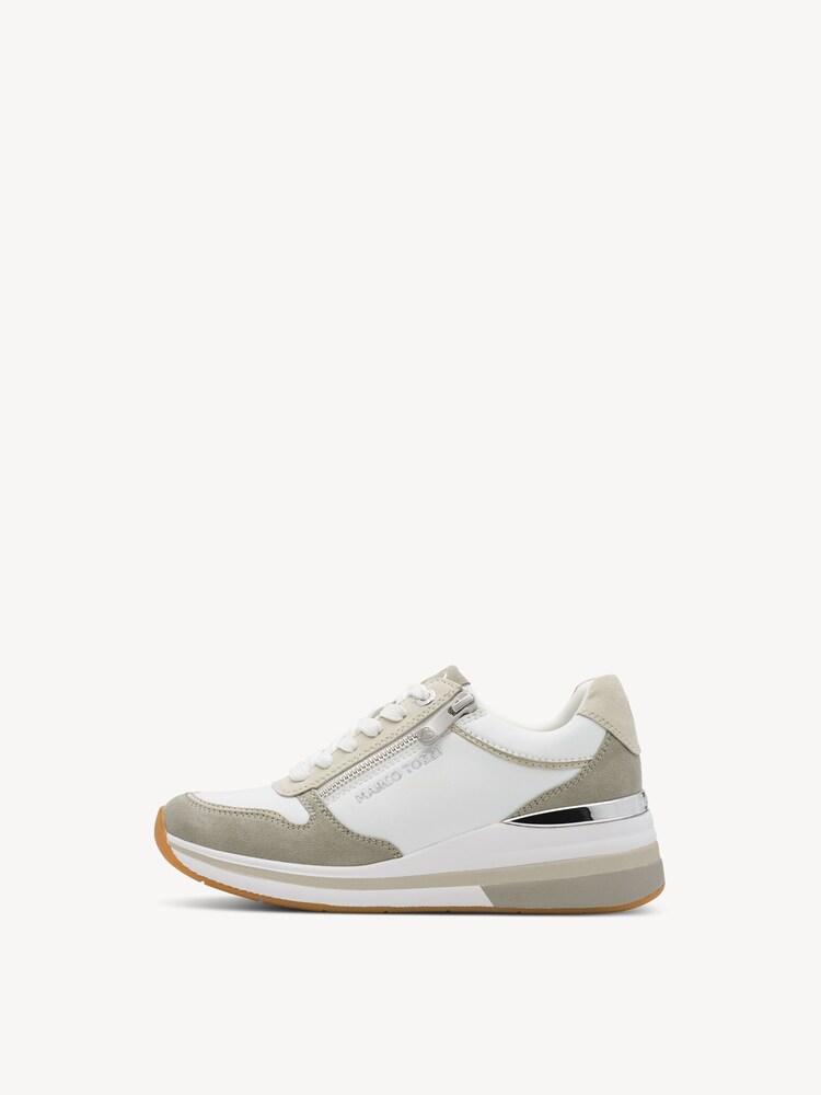 Marco Tozzi, Sneaker - weiß WHITE/MATCHA, Bild 3 von 7