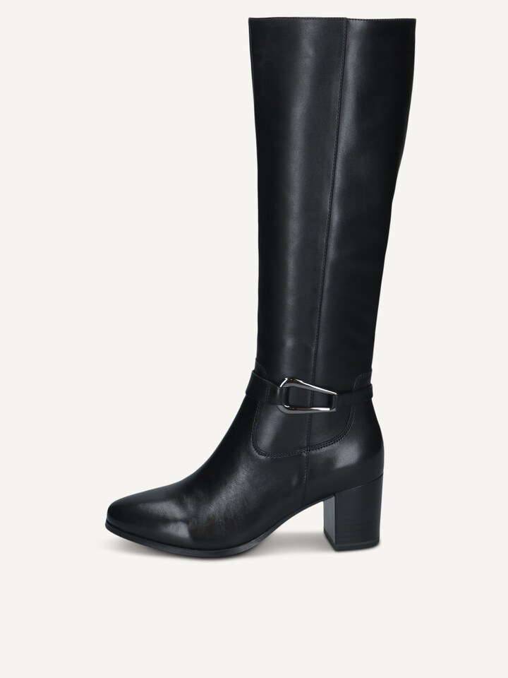 Caprice, Leather Boots - black BLACK NAPPA