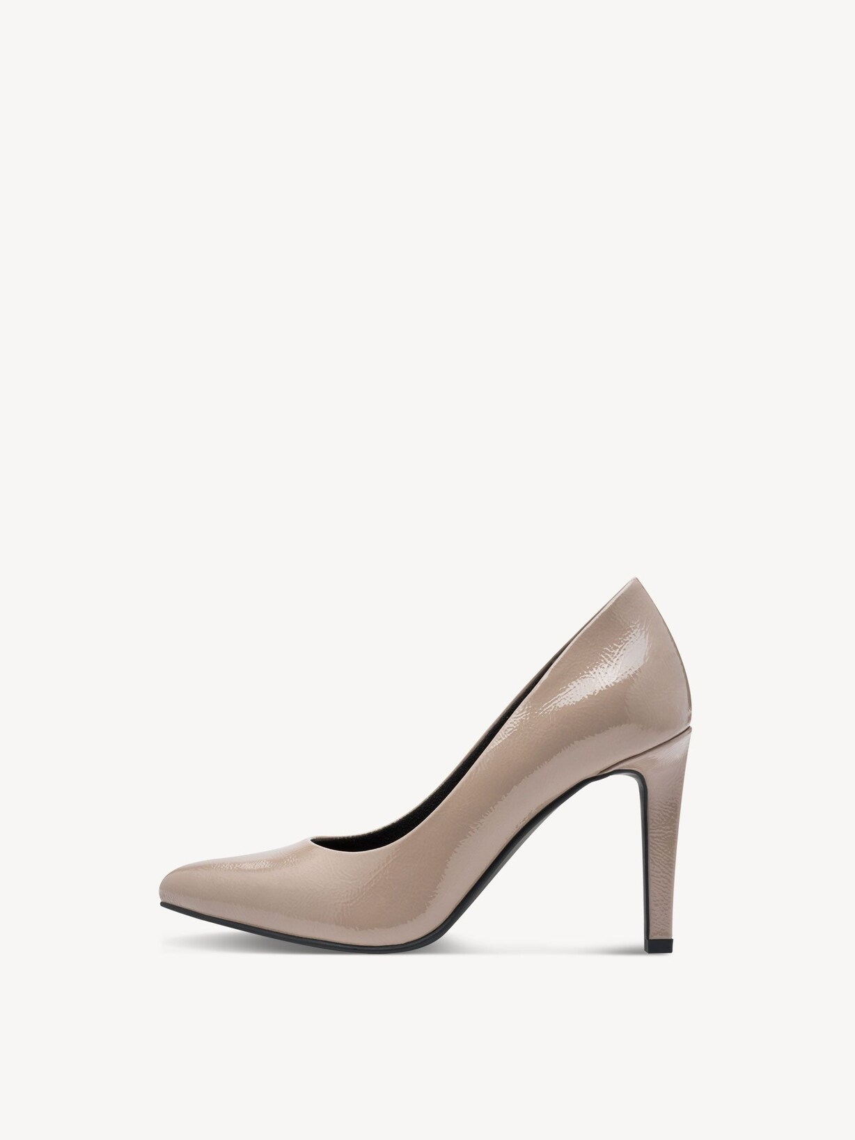 Marco Tozzi, Decolleté - beige TAUPE PATENT, immagine 2 di 6