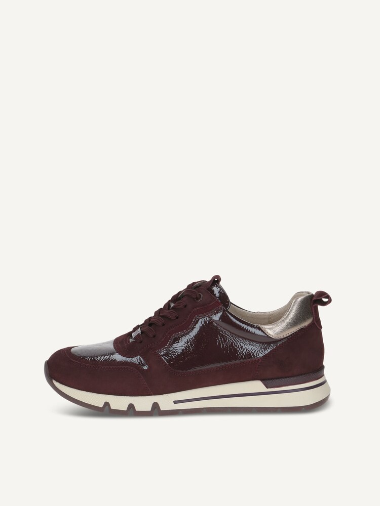 Caprice, Leather Sneaker - red BORDEAUX COMB, image 3 of 6