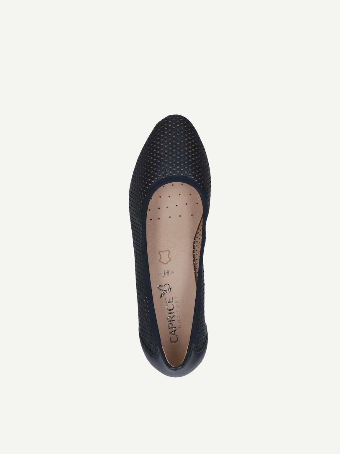 Caprice, Leather Pumps - blue NAVY PERLATO, image 5 of 5