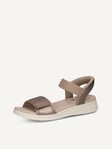Selected, Caprice, Leather Sandal - brown TAUPE METALLIC