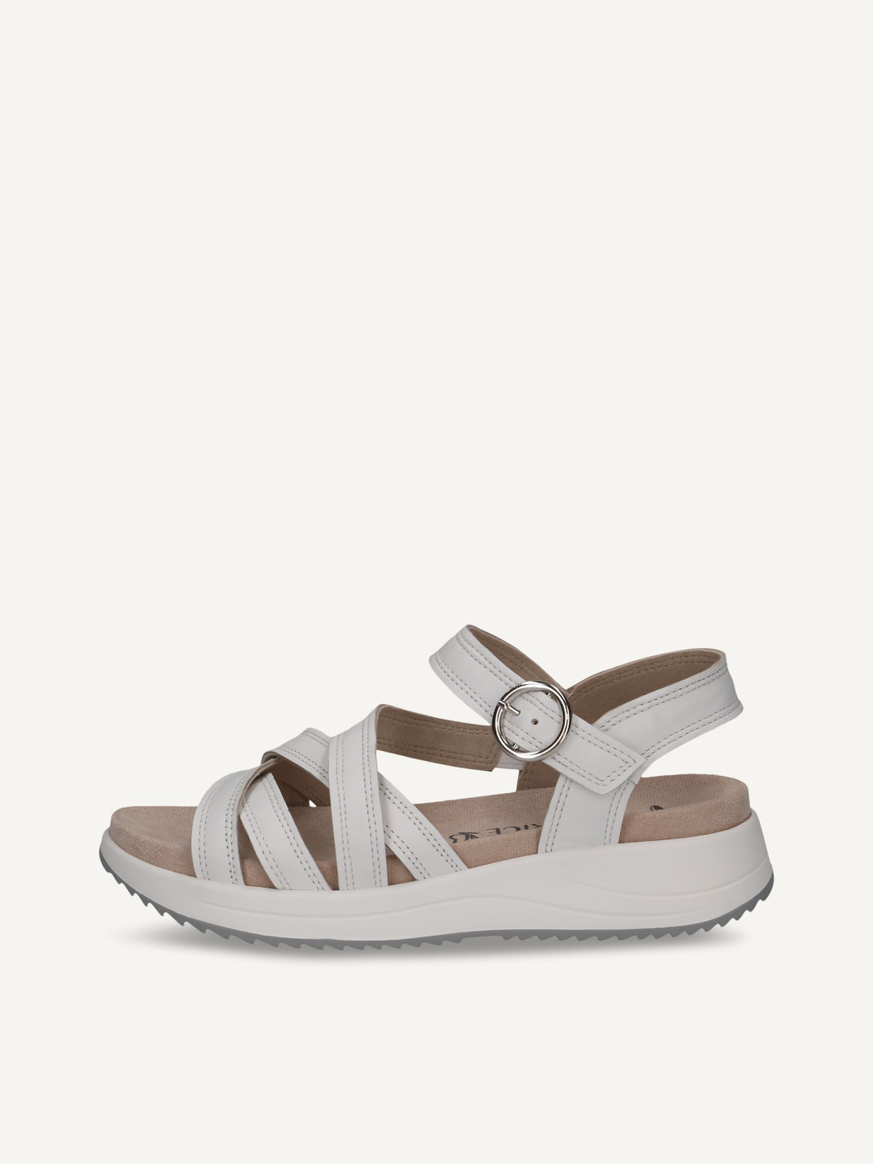 Caprice, Sandale en cuir - blanc WHITE NAPPA, image 1 sur 6