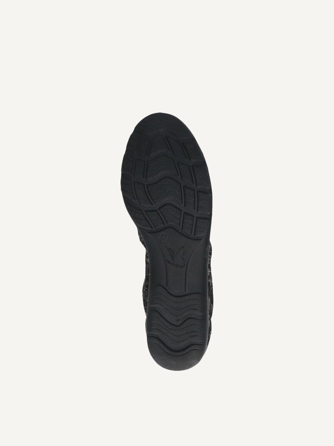 Caprice, Leather Ballerina - black BLACK/GUNMETAL, image 5 of 6