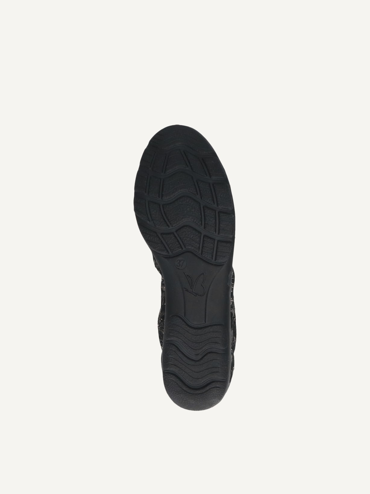 Caprice, Ballerine en cuir - noir BLACK/GUNMETAL, image 6 sur 6