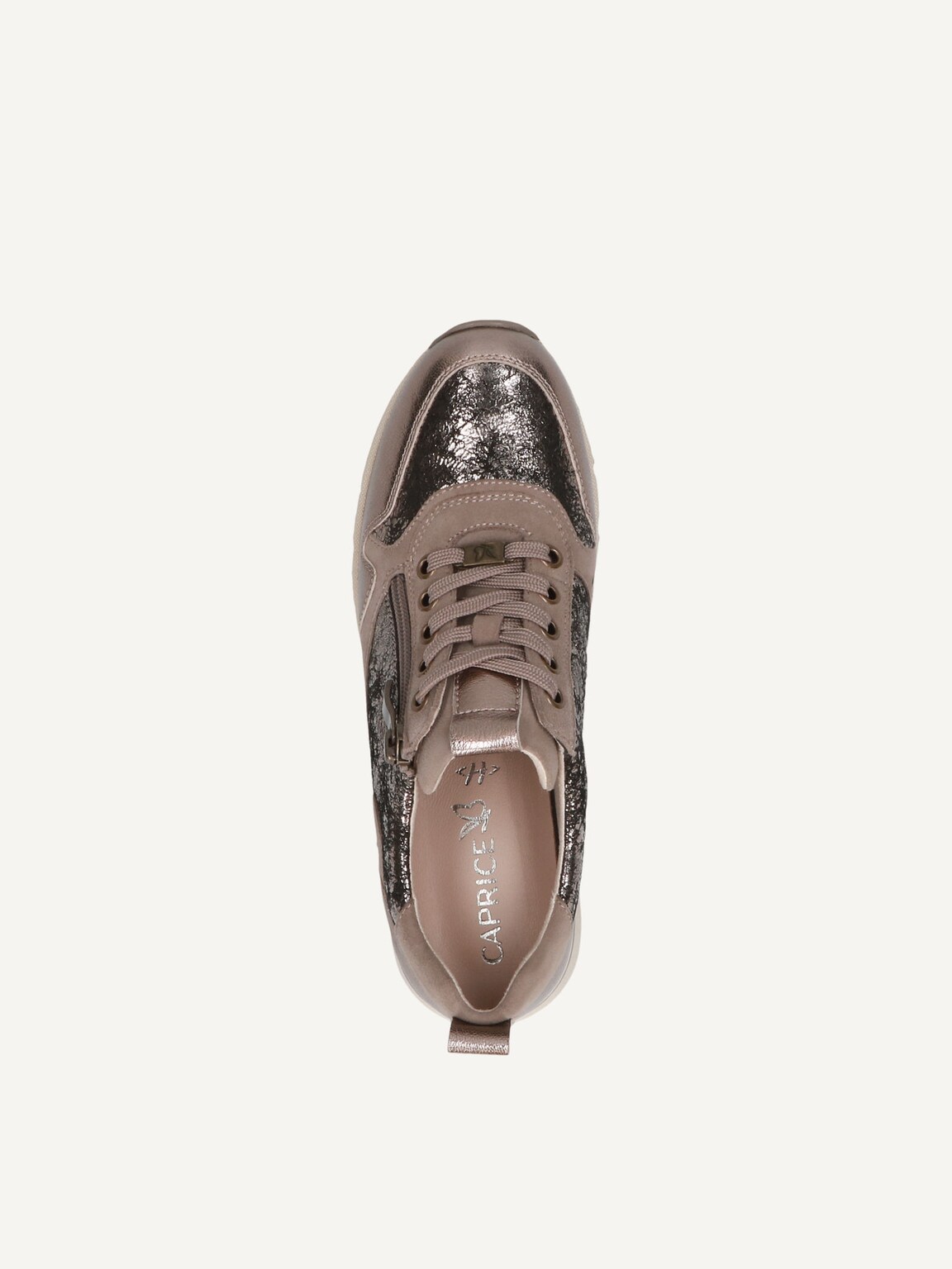 Caprice, Leather Sneaker - brown TAUPE MET.COMB, image 5 of 5