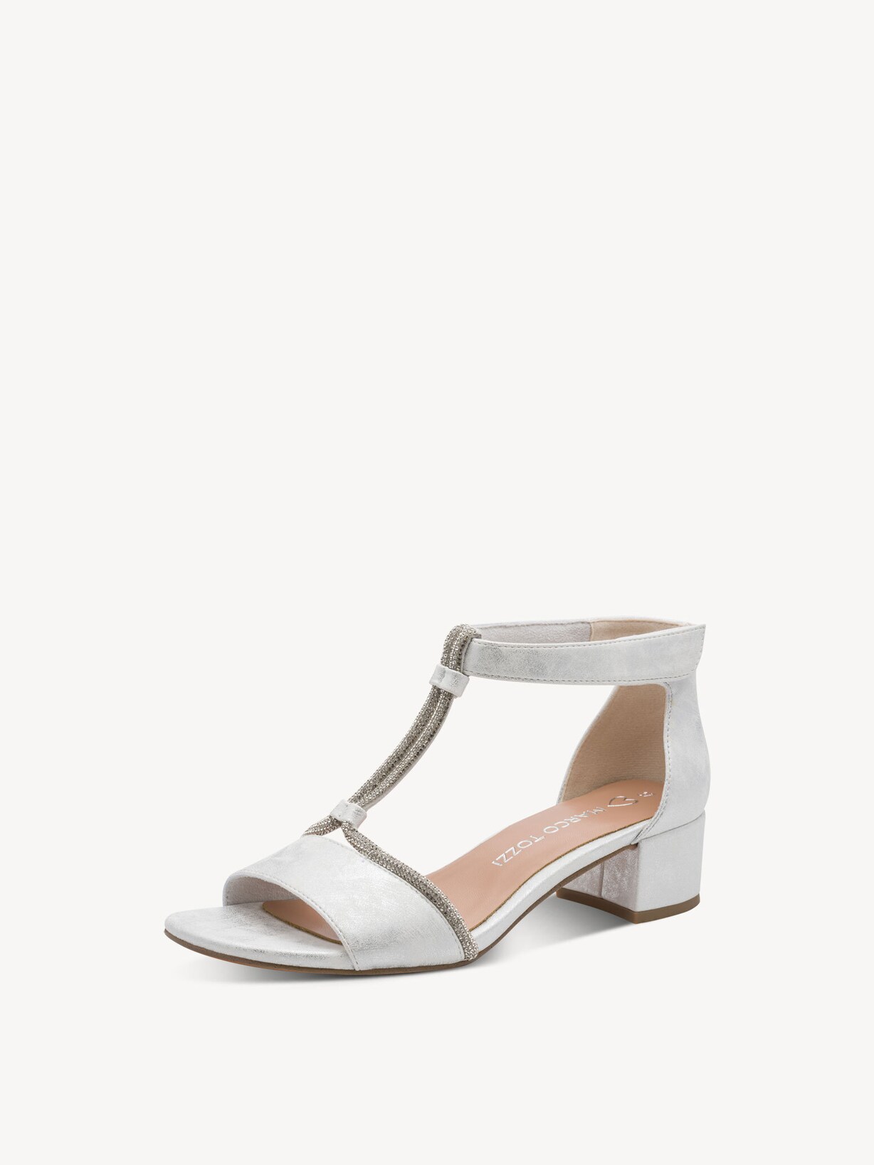 Marco Tozzi, Sandalette - metallic SILVER, Bild 1 von 6