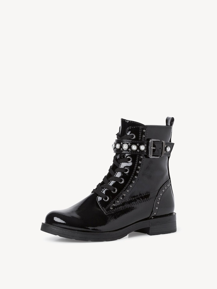 Marco Tozzi, Enkellaarsje - zwart BLACK PATENT