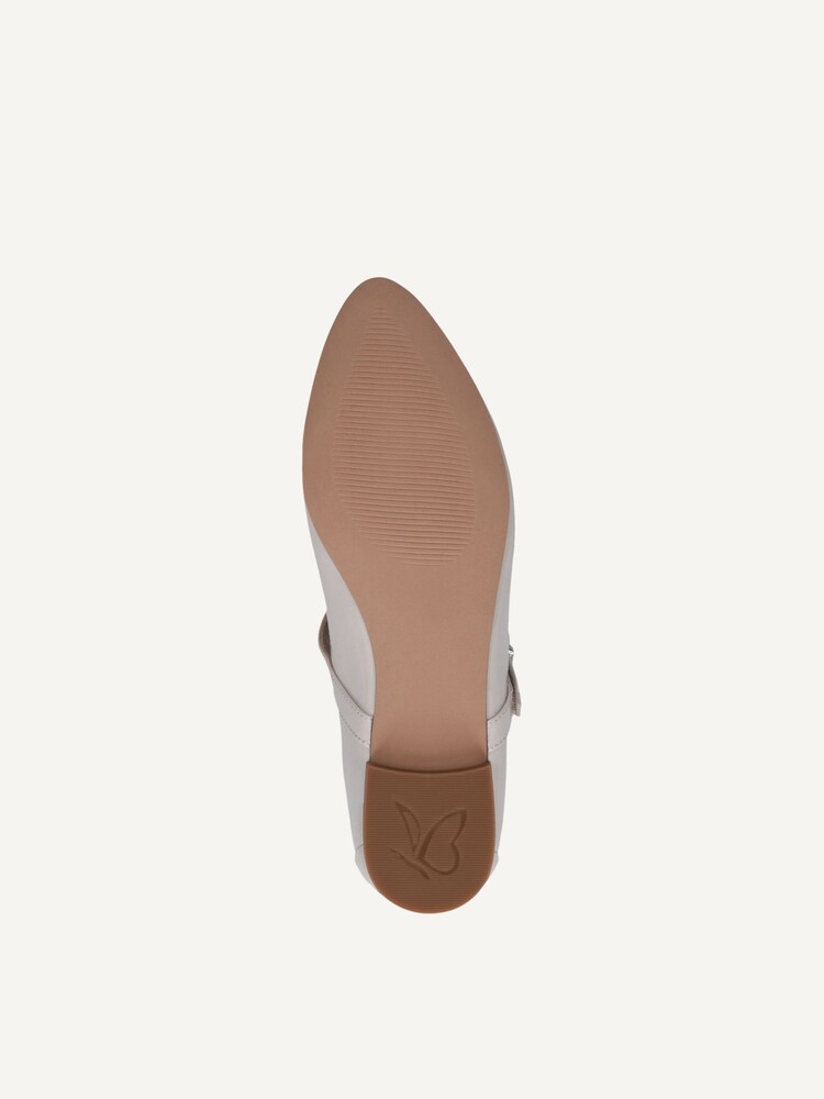 Caprice, Ballerine en cuir - blanc SNOW NAPLAK, image 5 sur 5