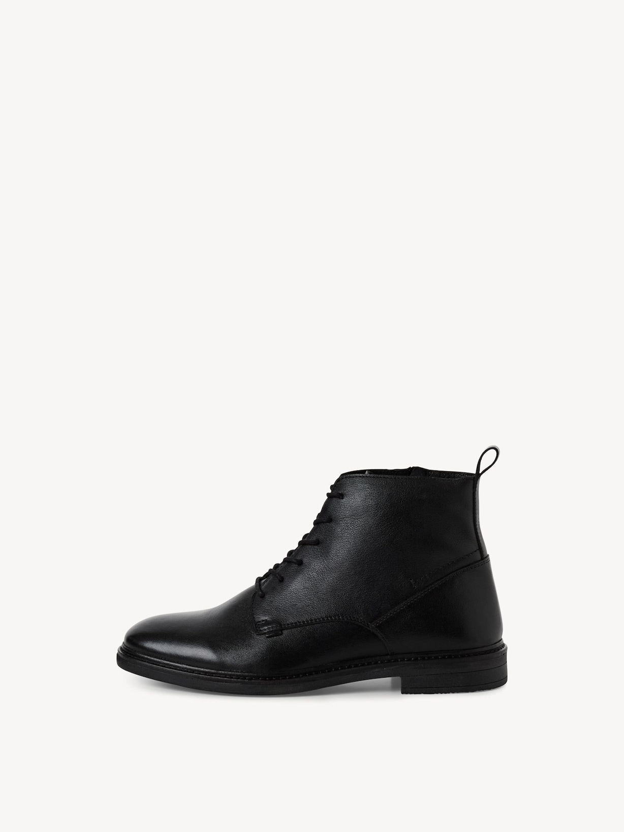 Marco Tozzi, Leren Enkellaarsje - zwart BLACK, afbeelding 2 van 6