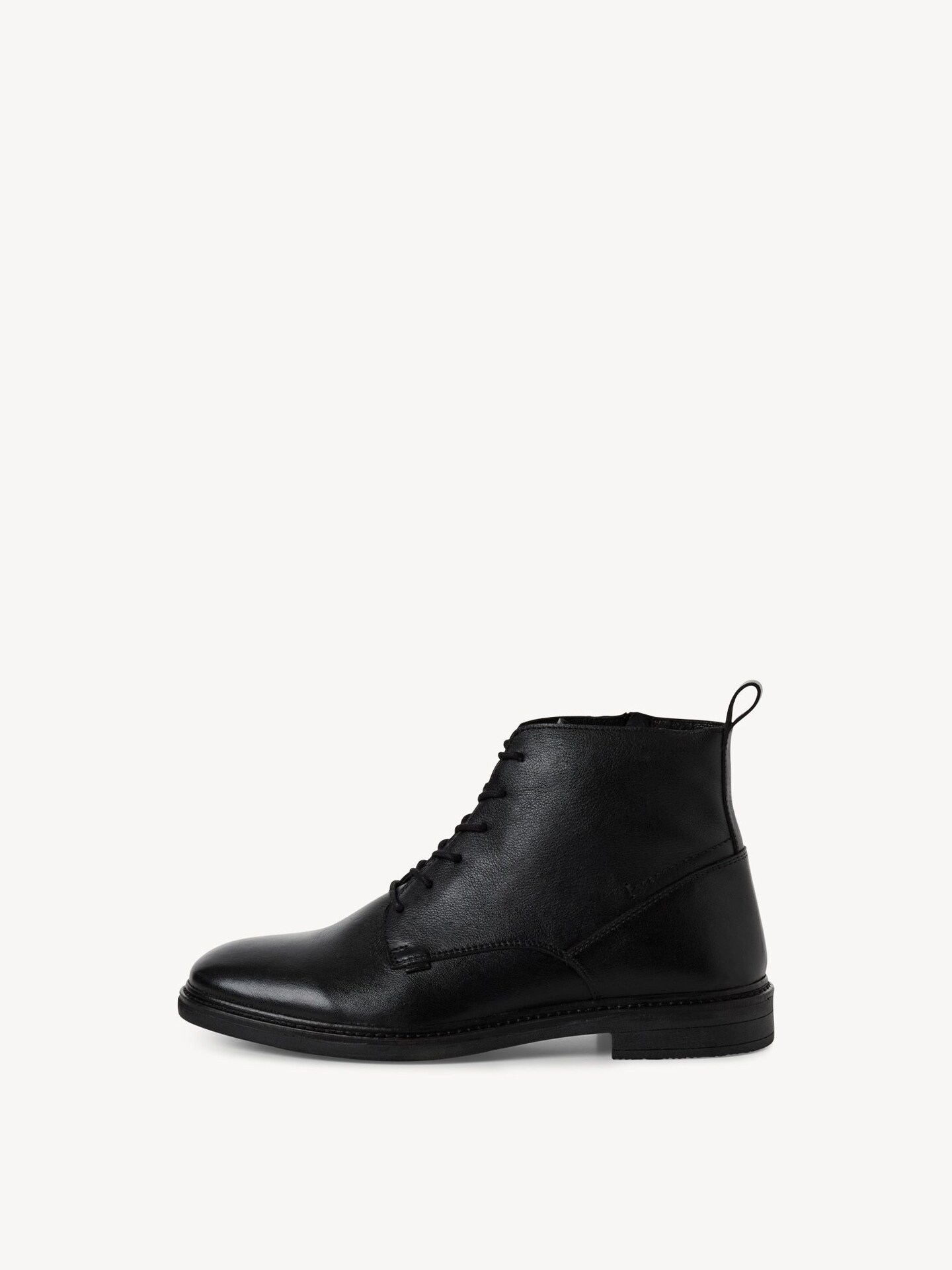 Marco Tozzi, Lederstiefelette - schwarz BLACK