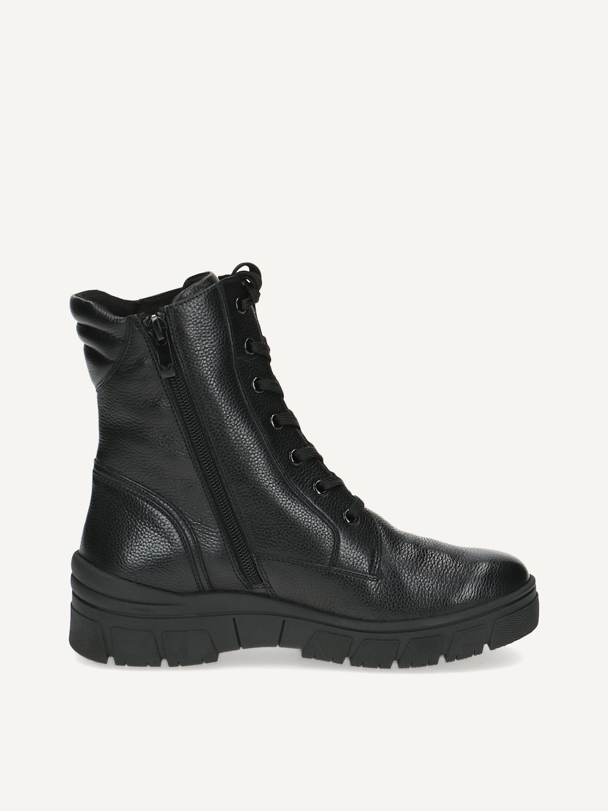 Caprice, Bottine en cuir - noir doublure chaude BLACK NAPPA, image 3 sur 5