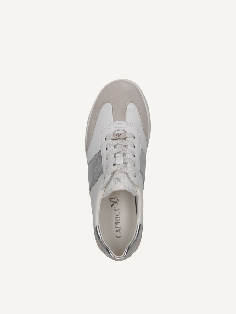 Caprice, Leather Sneaker - white WHITE/SILVER, image 6 of 6