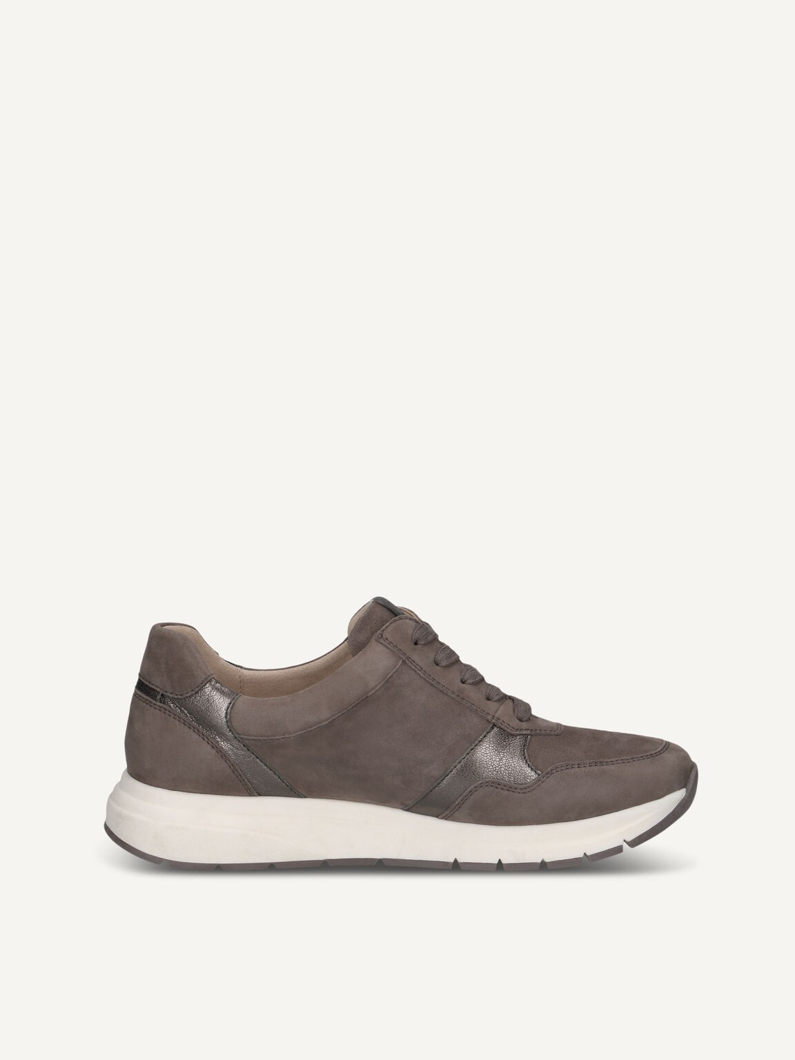 Caprice, Leather Sneaker - beige TAUPE COMB, image 3 of 5
