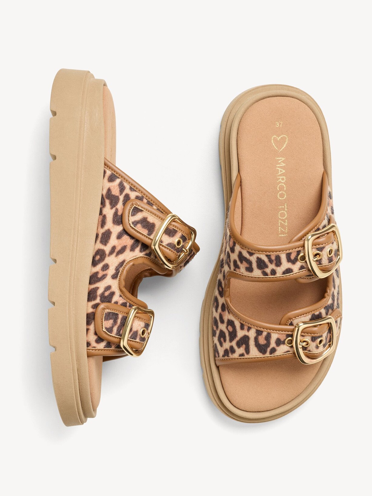 Marco Tozzi, Pantolette - beige LEO DUNE COMB, Bild 7 von 7