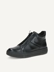 Selected, Caprice, Leather Sneaker - black BLACK NAPPA