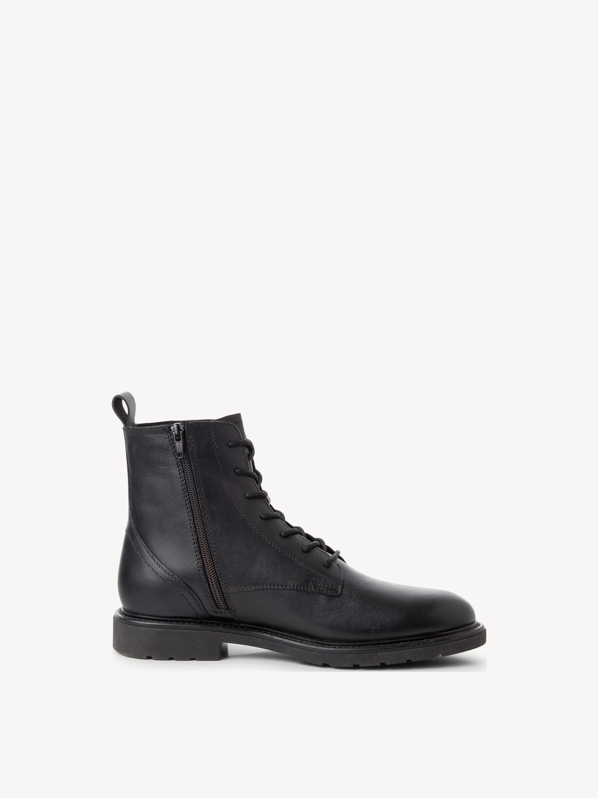 Marco Tozzi, Leren Enkellaarsje - zwart BLACK, afbeelding 7 van 7