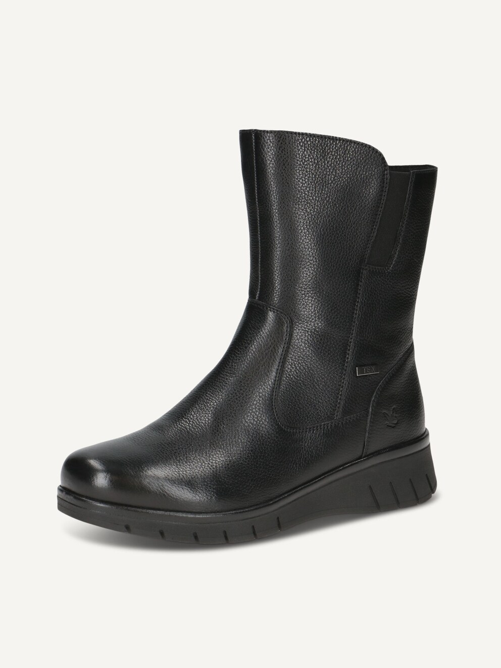 Caprice, Bottine en cuir - noir doublure chaude BLACK NAPPA, image 3 sur 6