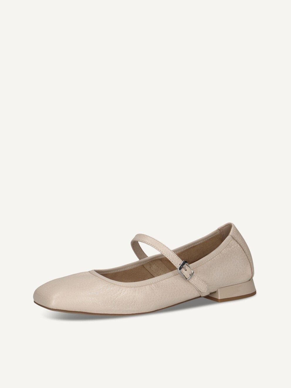 Caprice, Ballerine en cuir - beige ECRU PERL.DEER, image 3 sur 6