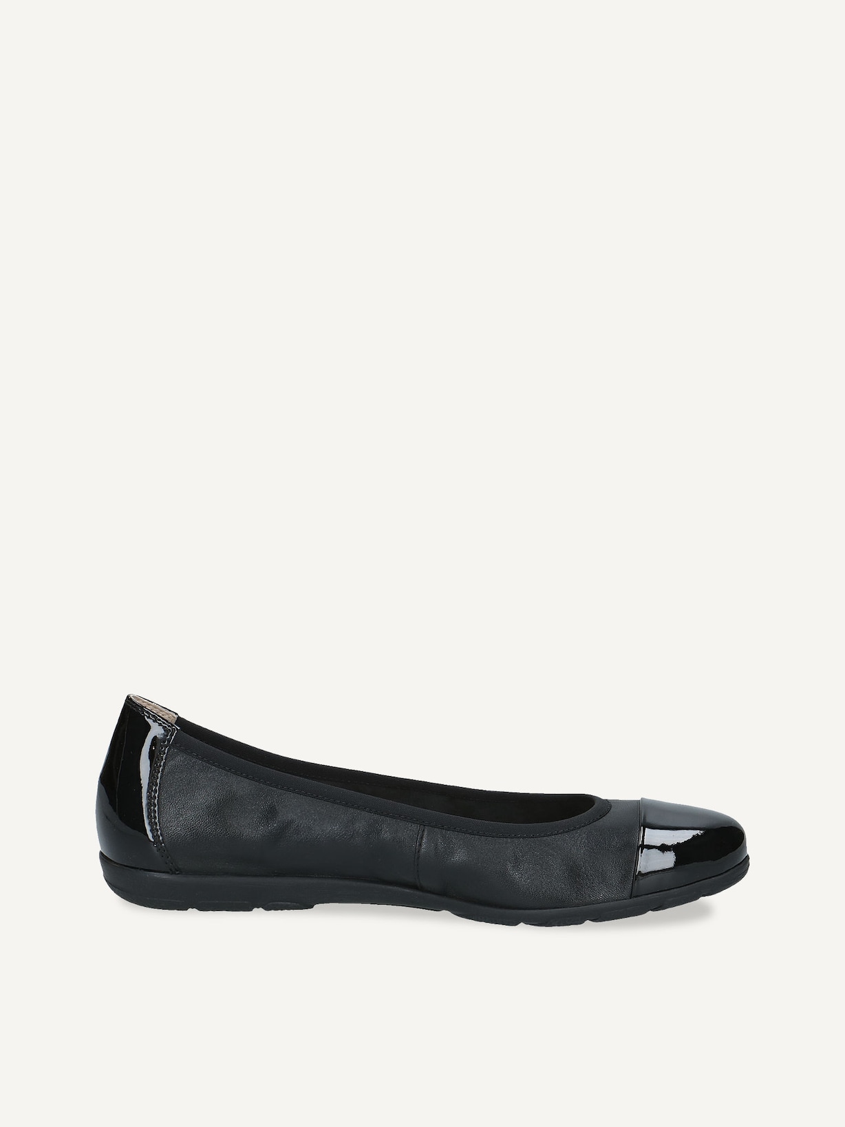 Caprice, Ballerine en cuir - noir BLACK COMB, image 3 sur 5