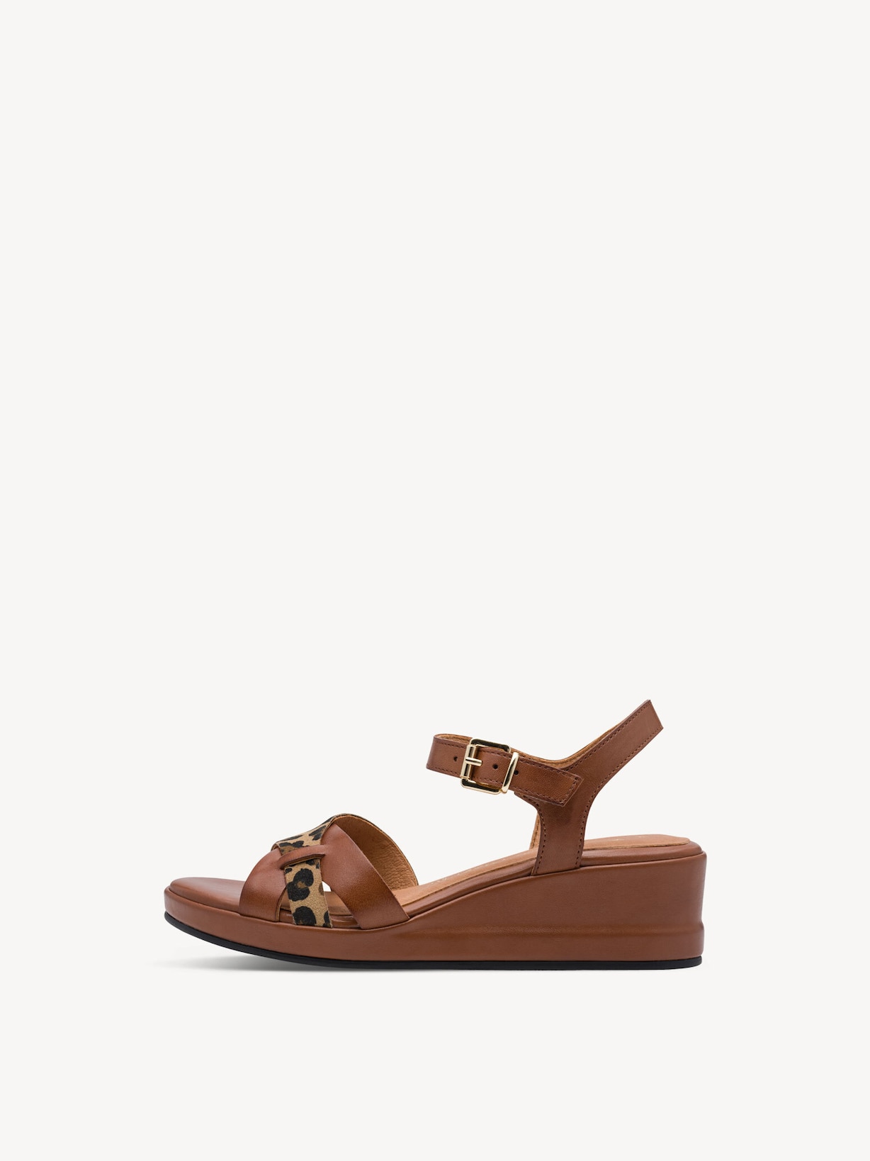 Marco Tozzi, Sandalo - marrone COGNAC COMB, immagine 2 di 6