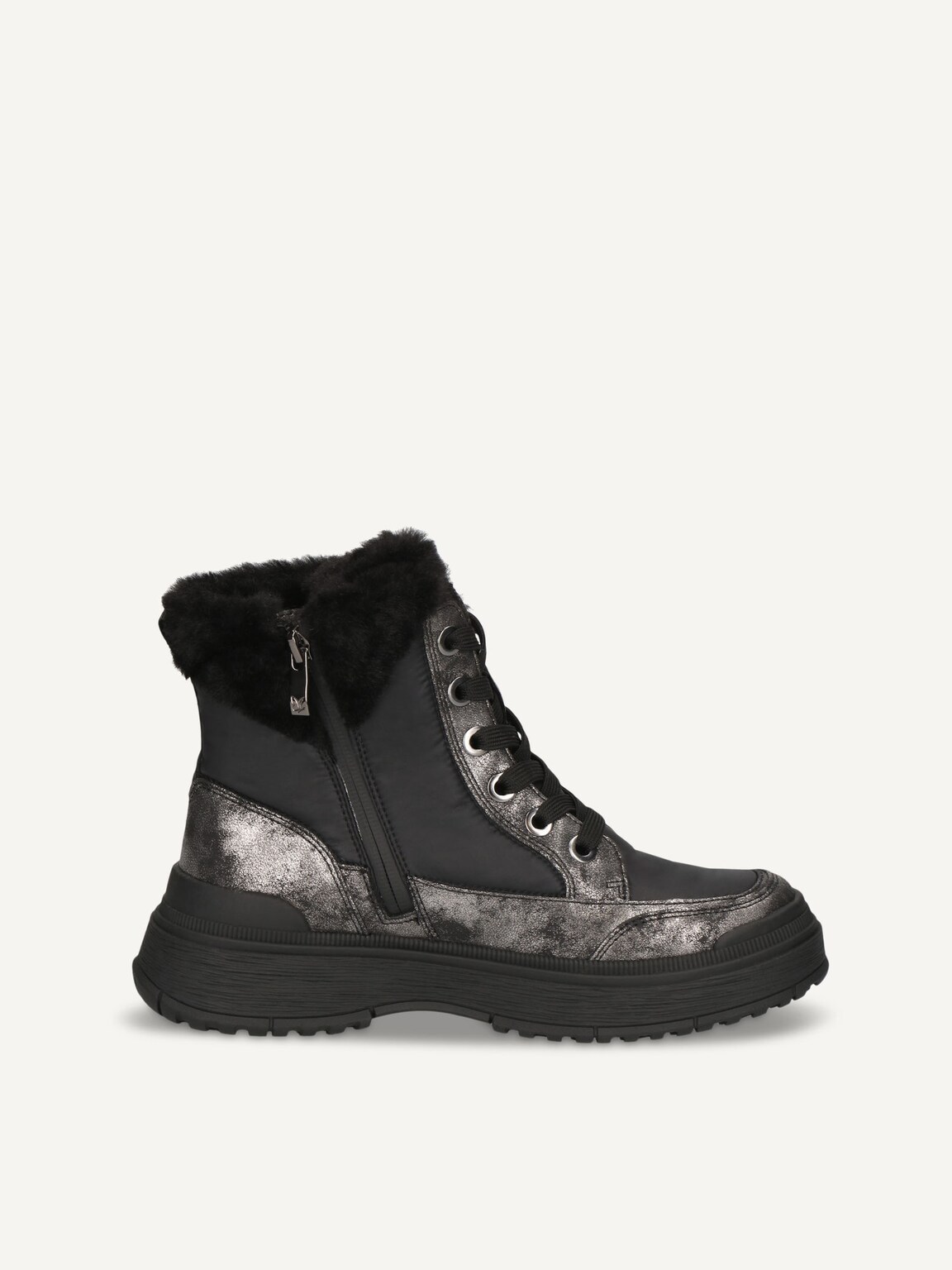 Caprice, Bootie - black warm lining BLACK COMB, image 3 of 5