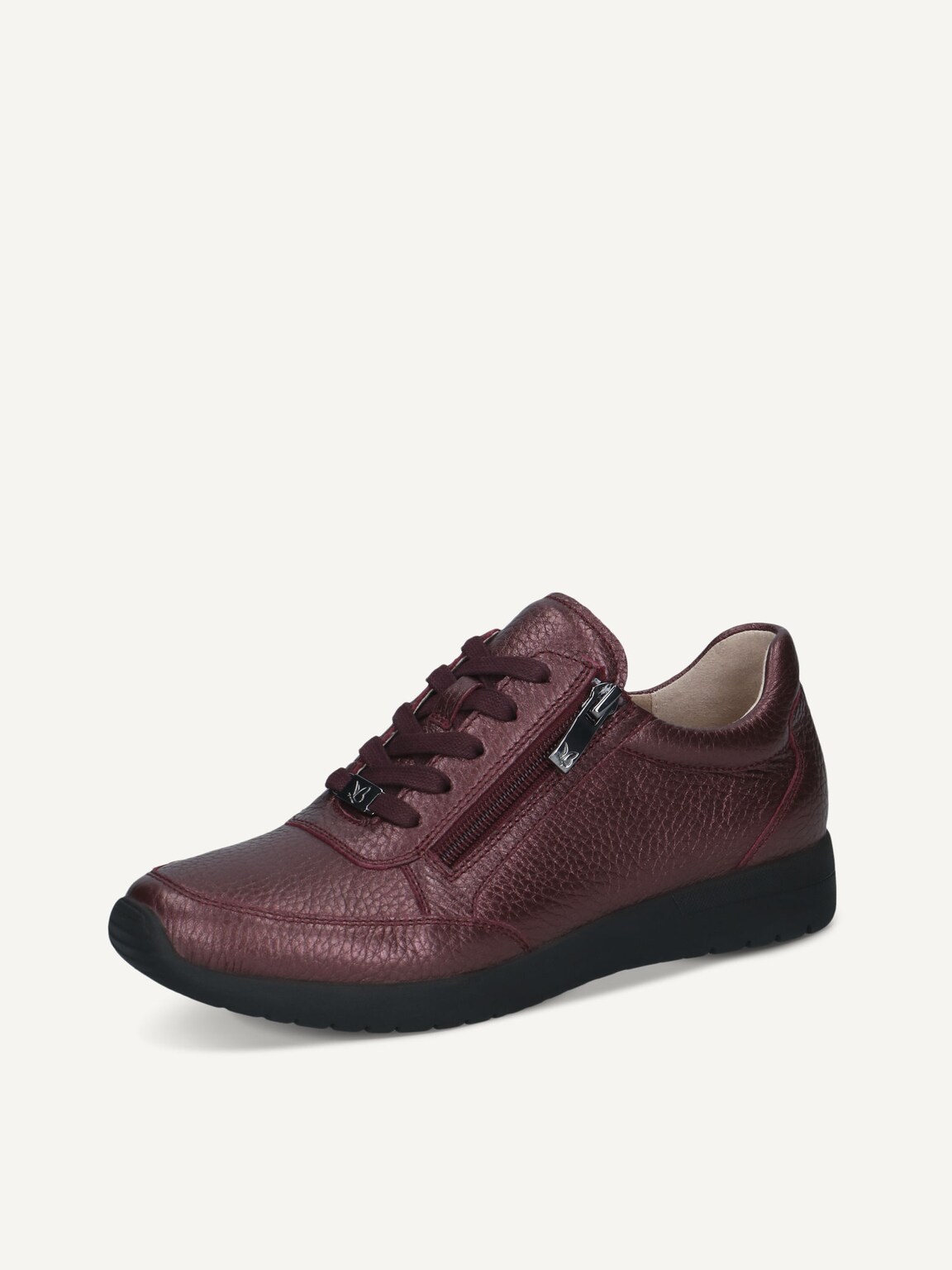 Caprice, Leather Low shoes - red BORD PERL.DEER, image 1 of 5
