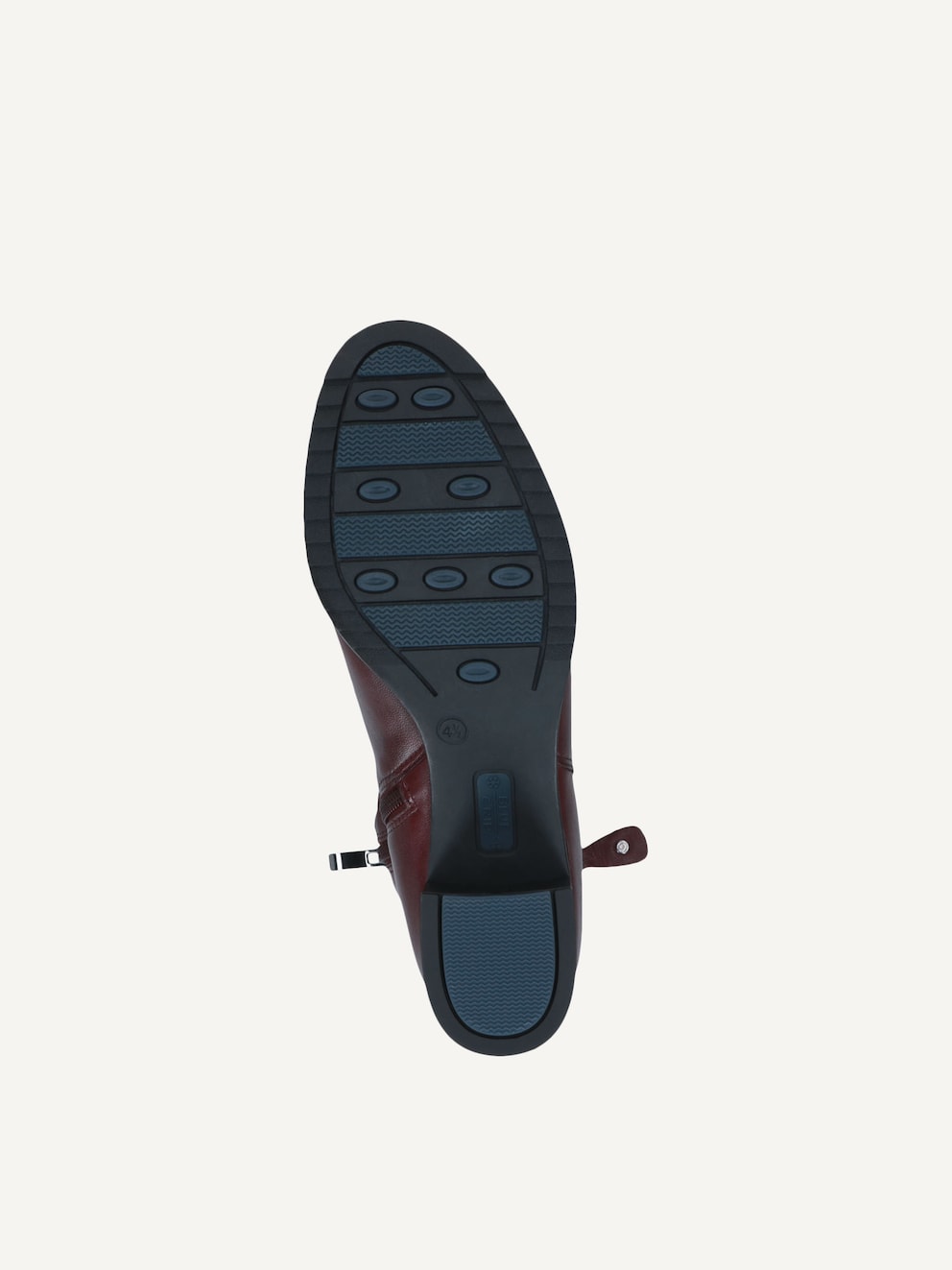 Caprice, Leather Bootie - red BORDEAUX NAPPA, image 6 of 6