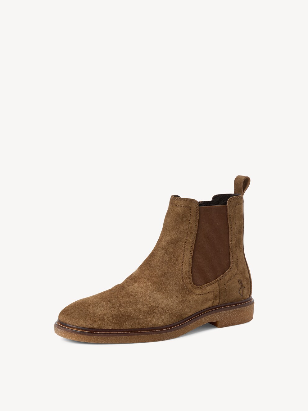 Marco Tozzi, Bottine Chelsea en cuir - marron COGNAC, image 1 sur 6