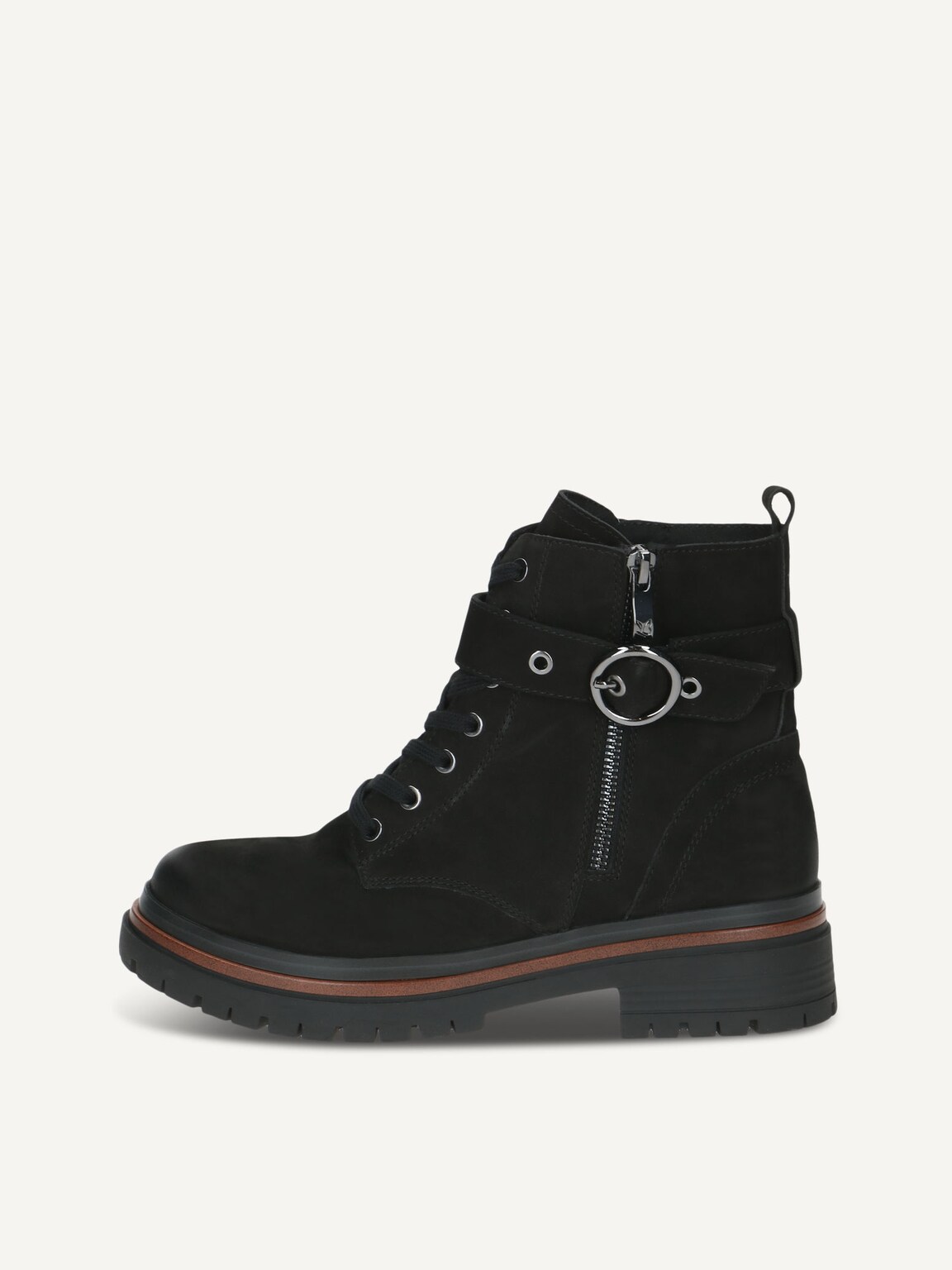 Caprice, Leather Bootie - black BLACK NUBUC, image 2 of 5