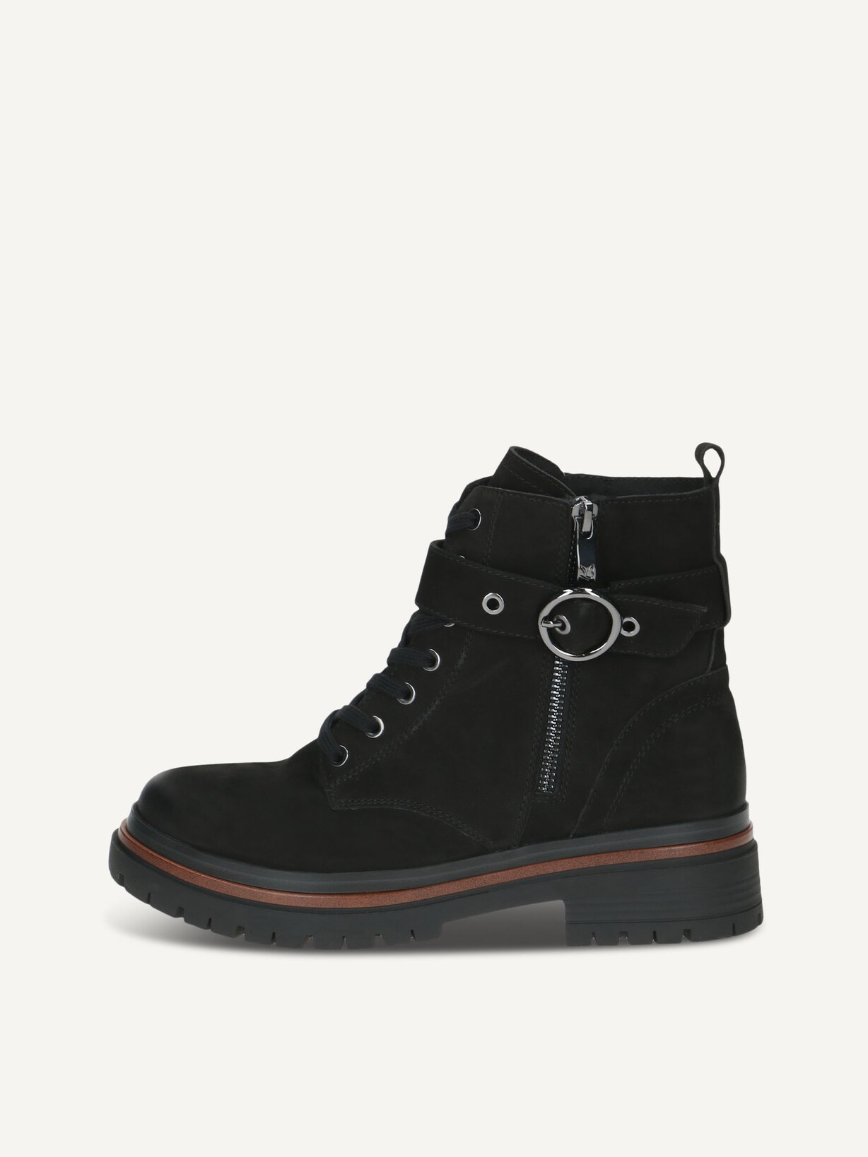 Caprice, Bottine en cuir - noir BLACK NUBUC, image 1 sur 5