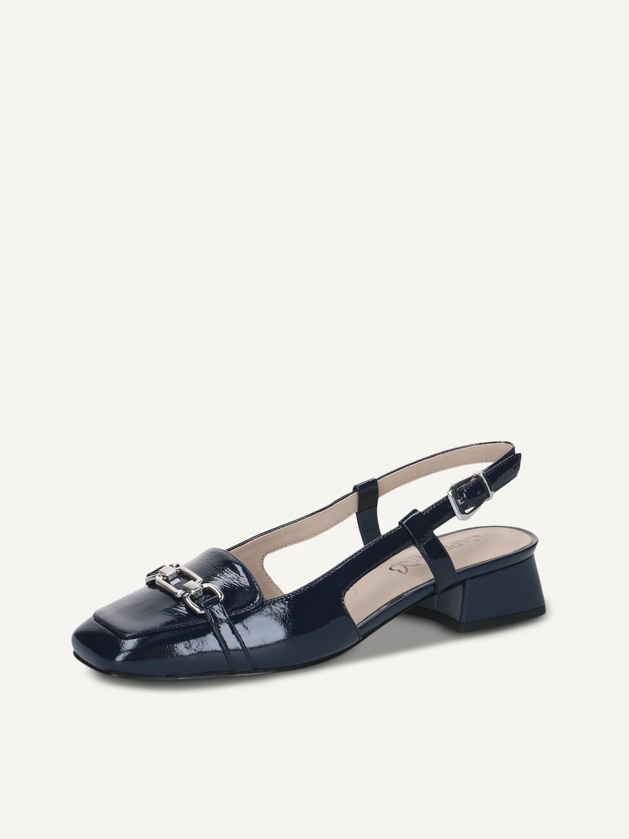 Caprice, Escarpin en cuir - bleu OCEAN NAPLAK, image 2 sur 5