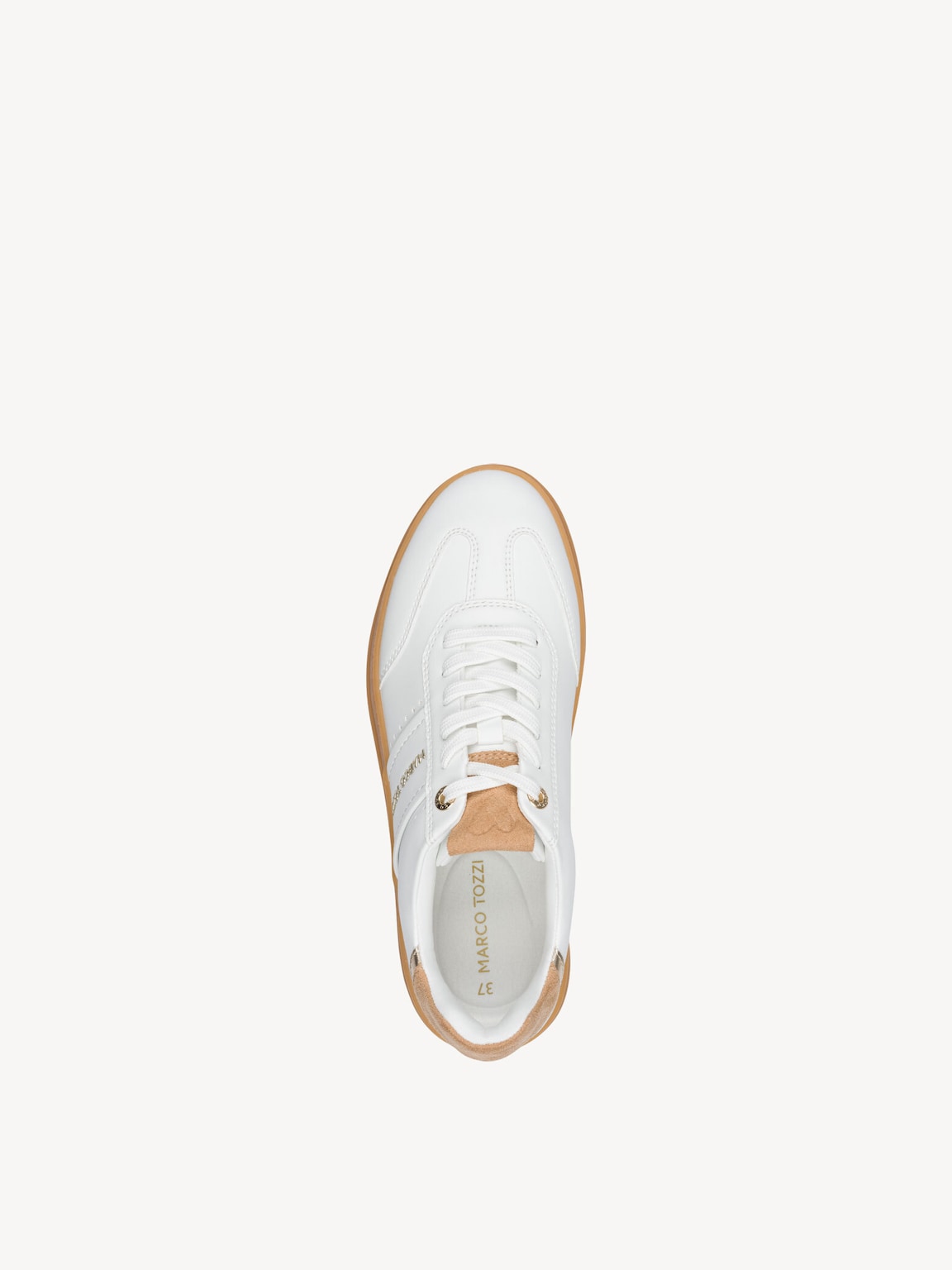 Marco Tozzi, Sneaker - bianco WHITE COMB, immagine 4 di 7