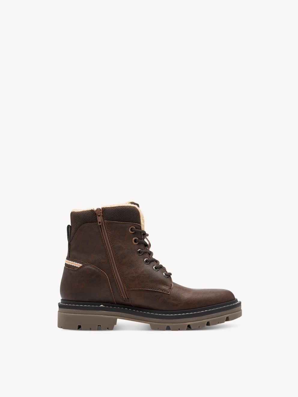 Marco Tozzi, Enkellaarsje - bruin warme voering COGNAC COMB, afbeelding 6 van 6