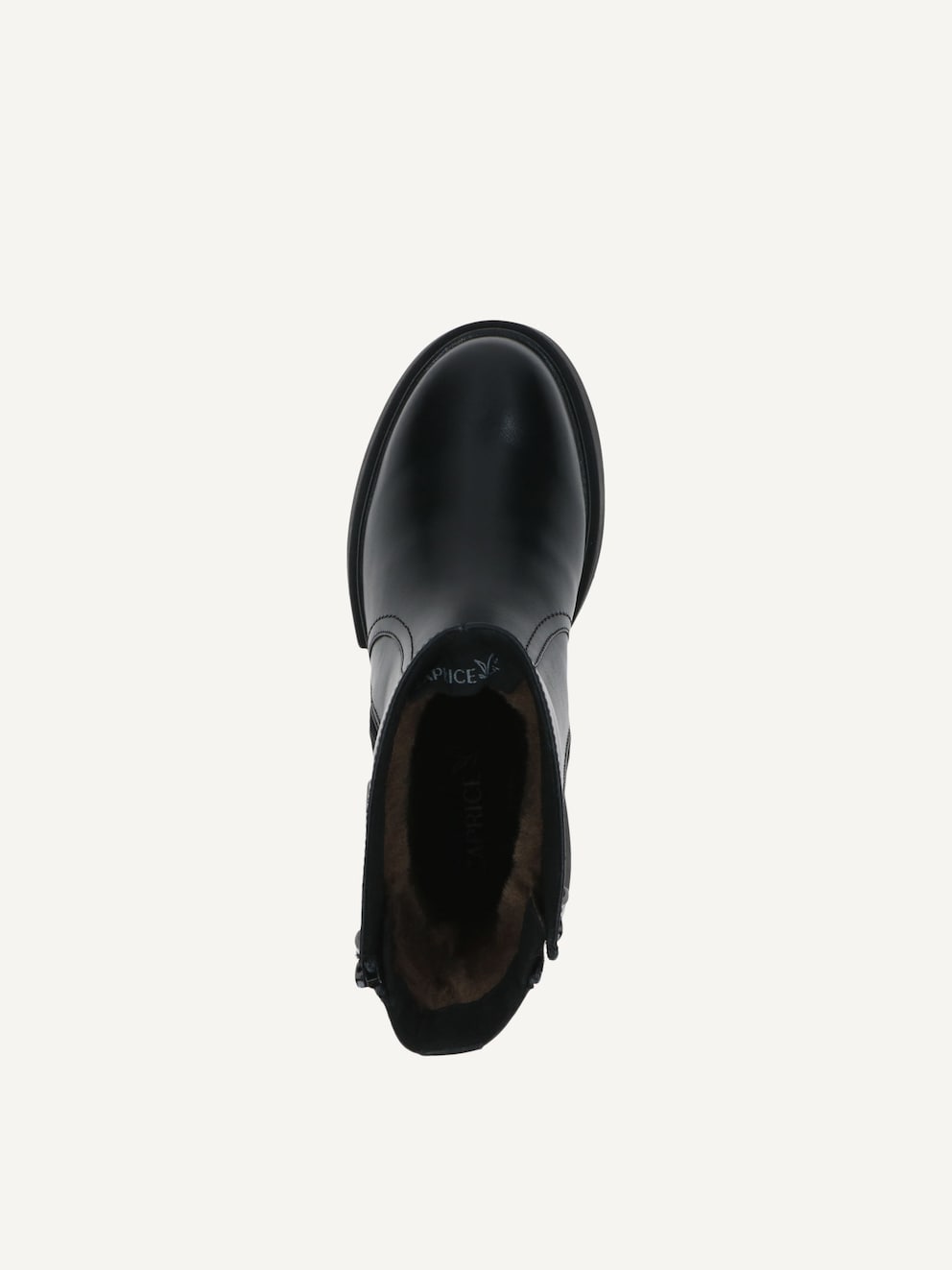 Caprice, Bottine en cuir - noir doublure chaude BLACK NAPPA, image 4 sur 5