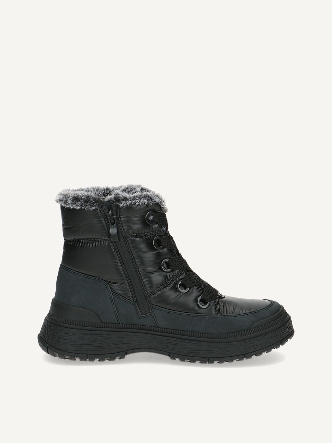 Caprice, Bootie - black warm lining BLACK COMB, image 3 of 5