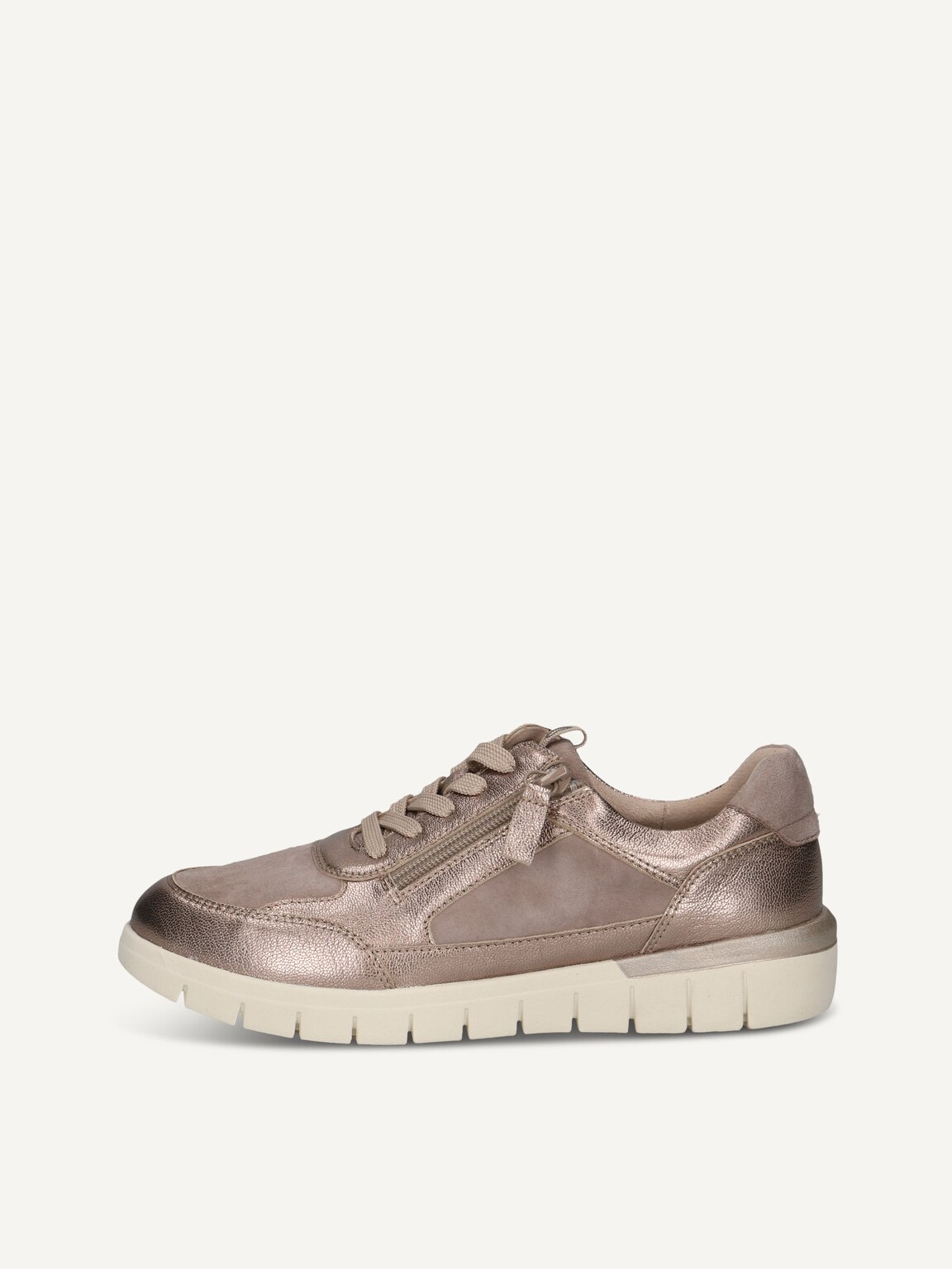 Caprice, Leather Sneaker - beige TAUPE COMB, image 2 of 5