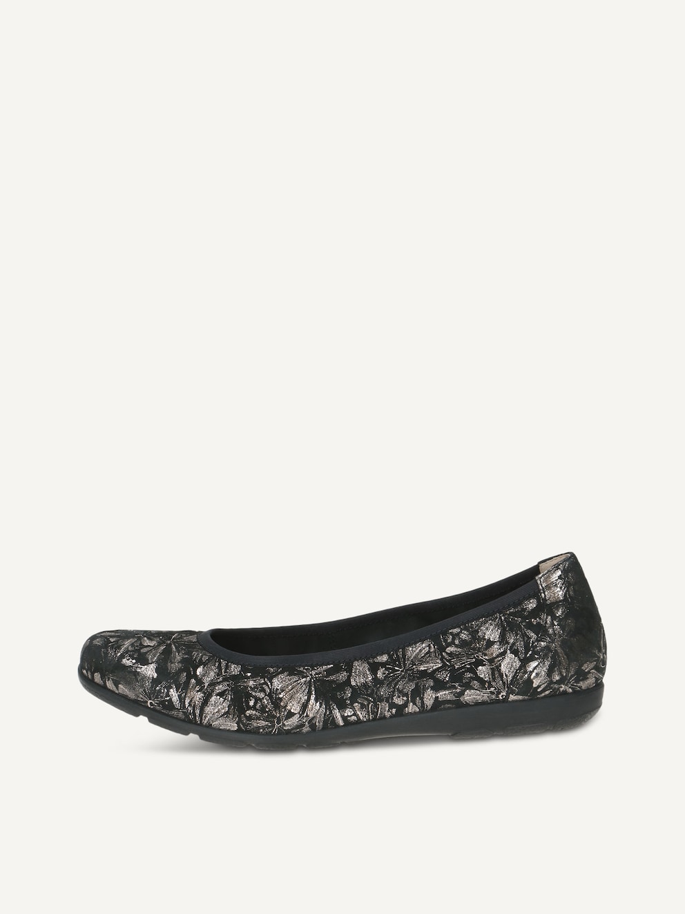 Caprice, Ballerine en cuir - noir BLACK/GUNMETAL, image 1 sur 6