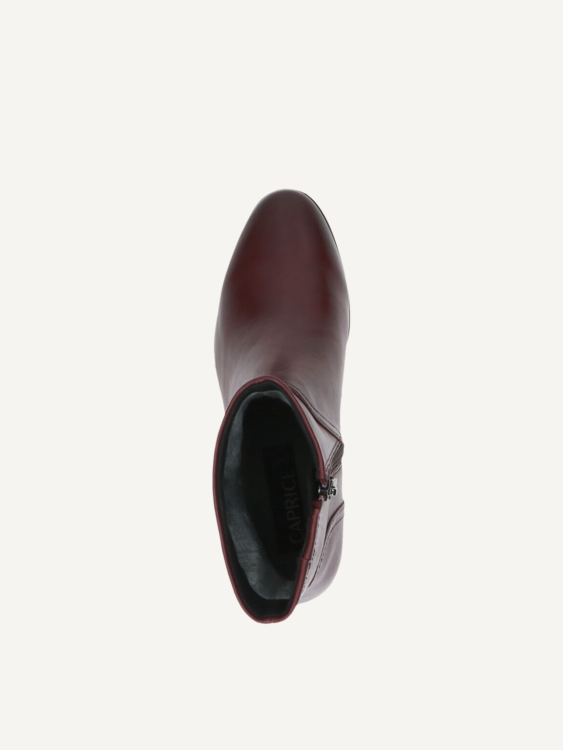 Caprice, Leather Bootie - red BORDEAUX NAPPA, image 5 of 5
