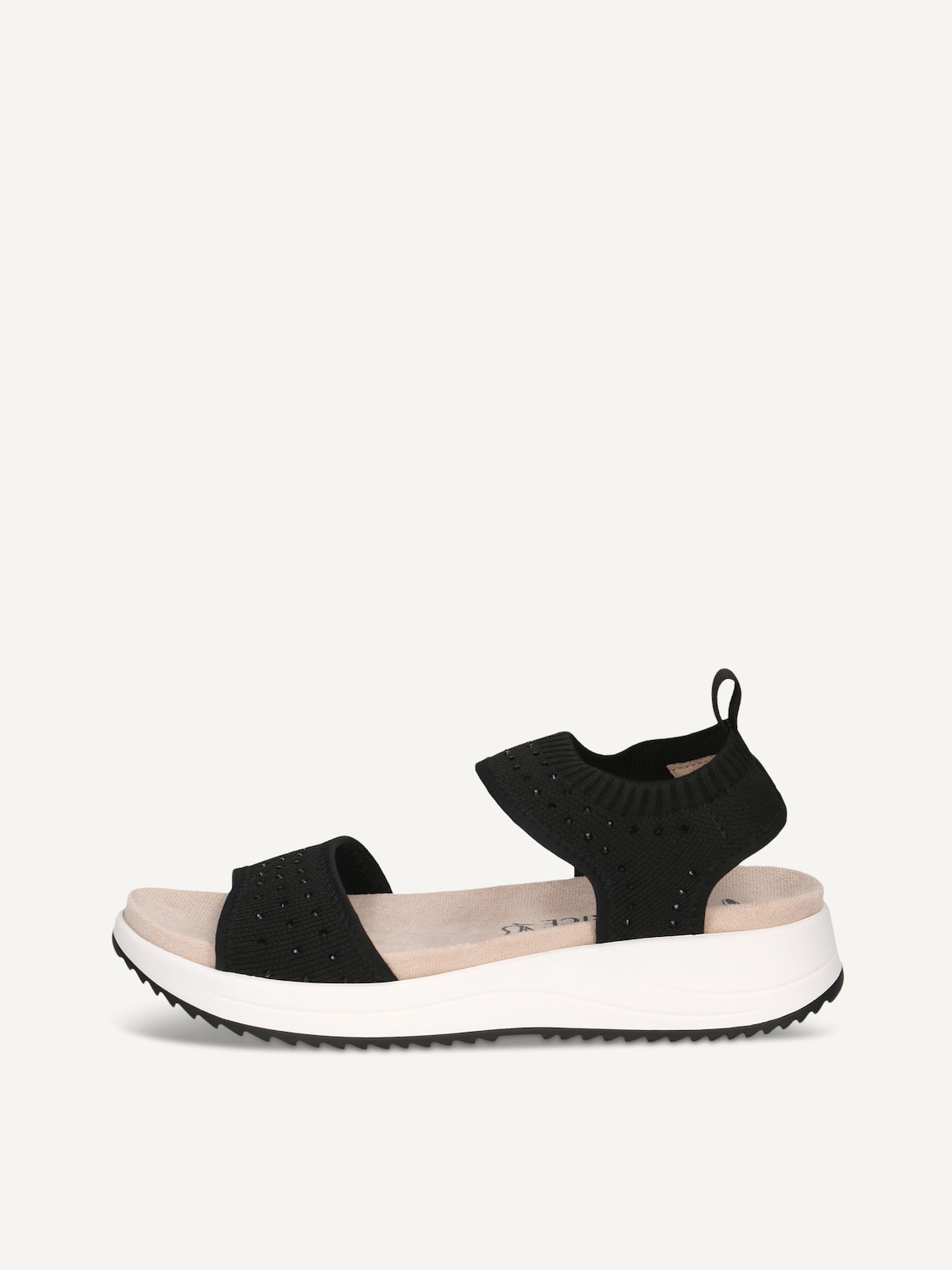 Caprice, Sandal - black BLACK KNIT, image 2 of 5
