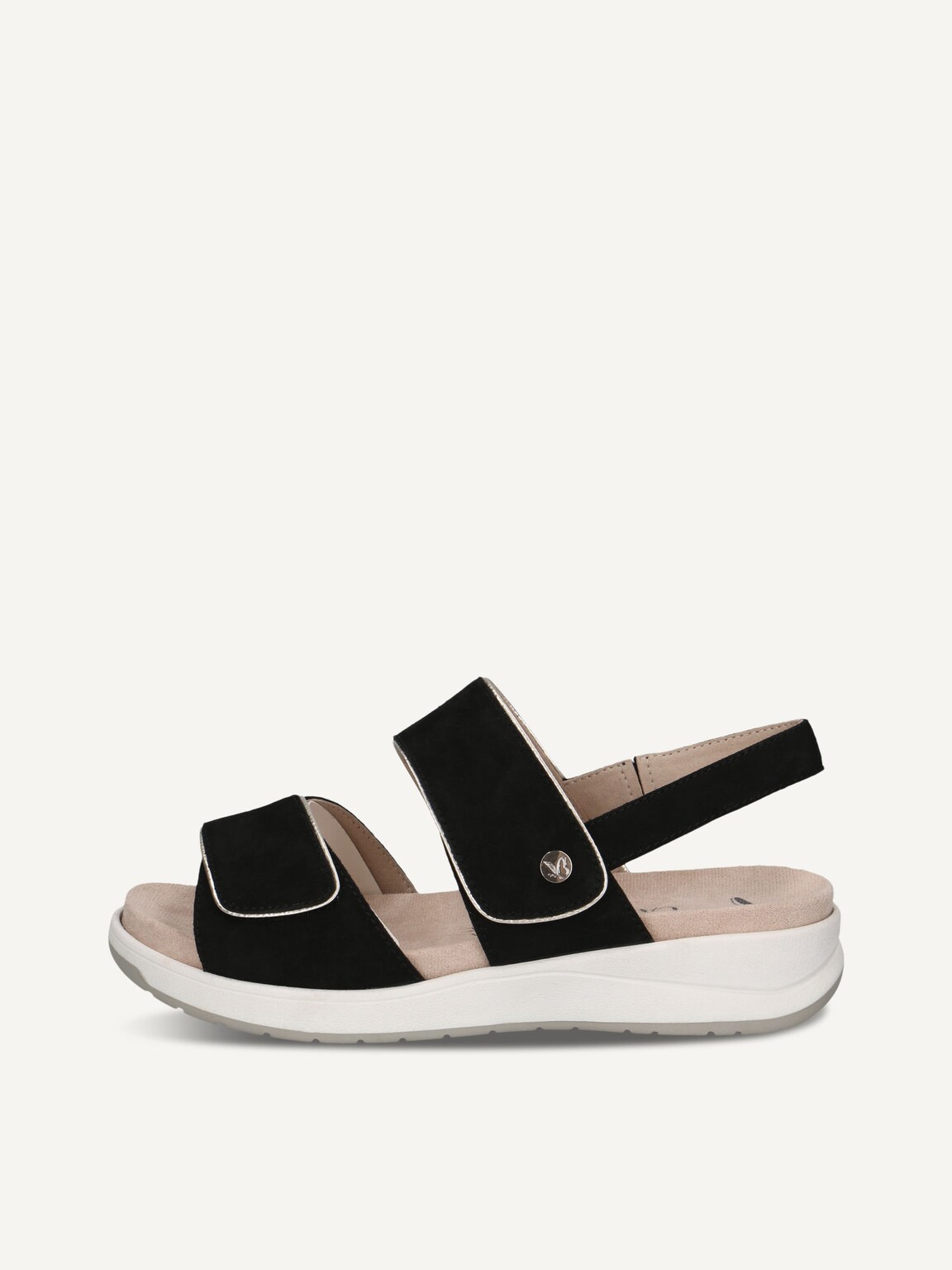 Caprice, Heeled sandal - black BLACK SUEDE, image 2 of 5