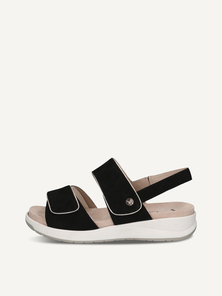 Caprice, Sandale à talon - noir BLACK SUEDE