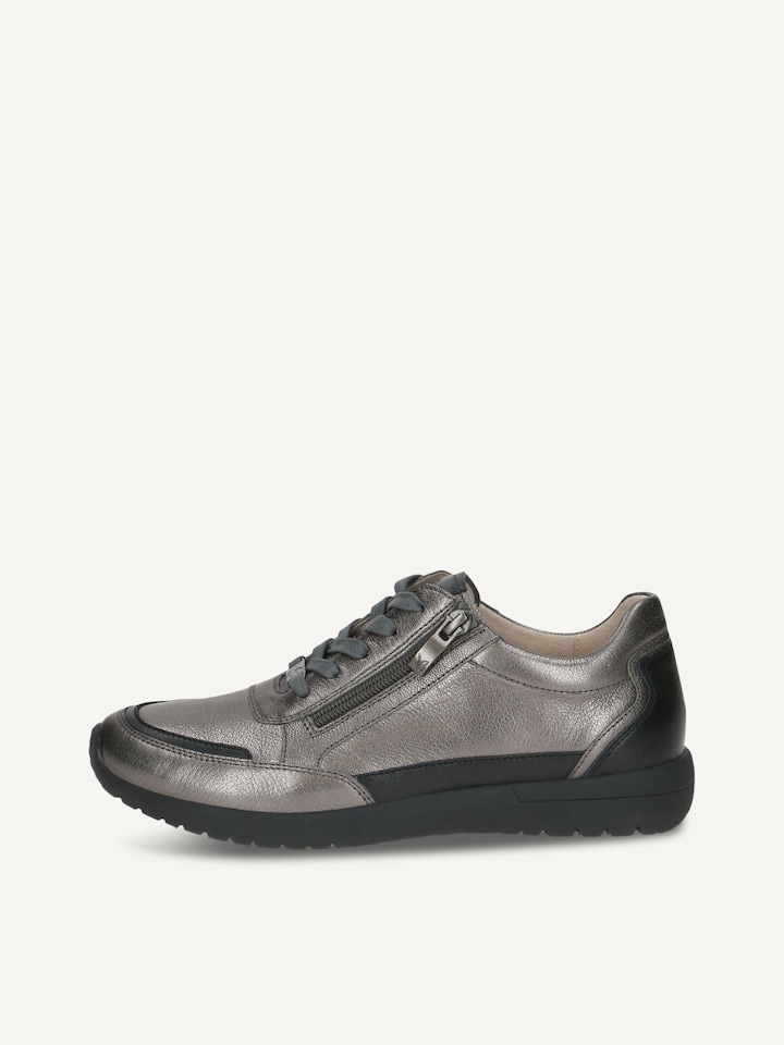 Caprice, Derbie en cuir - gris DK GREY METAL.
