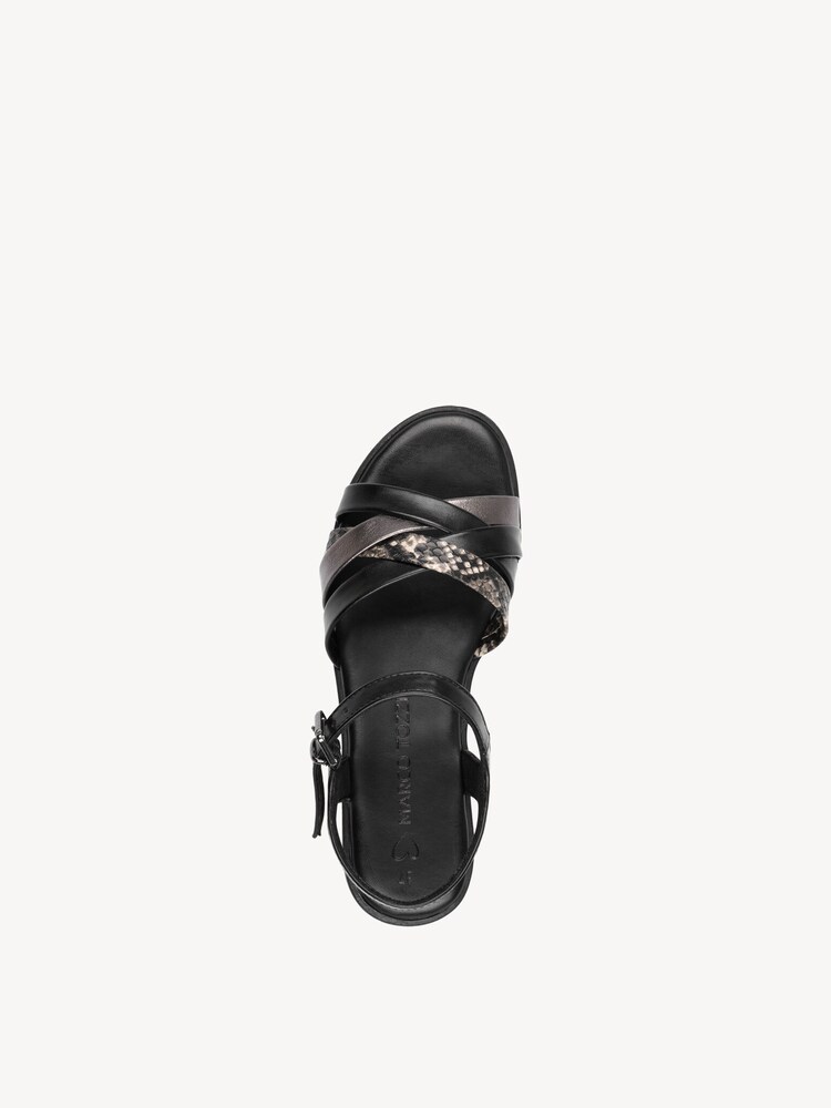 Marco Tozzi, Sandalo - nero BLACK COMB, immagine 3 di 6