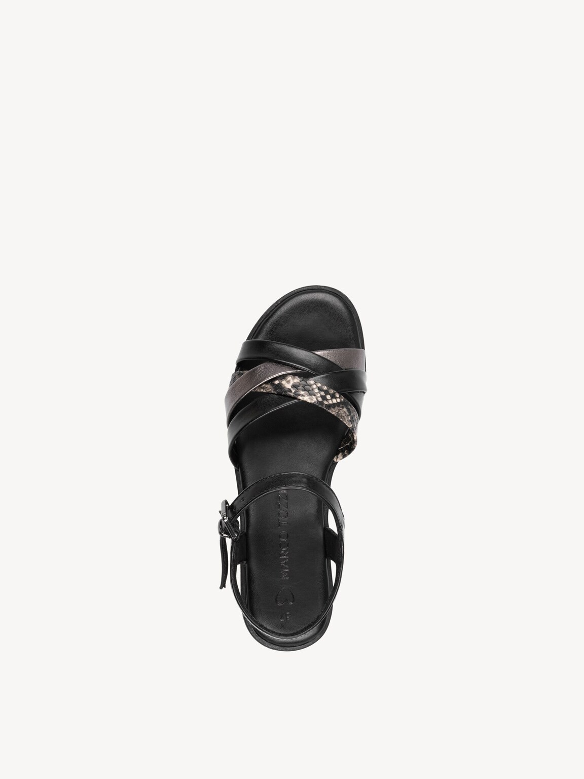 Marco Tozzi, Sandalo - nero BLACK COMB, immagine 3 di 6