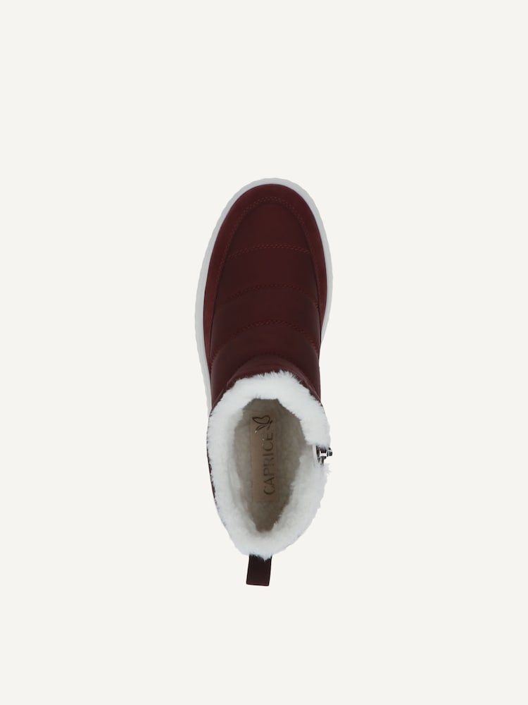 Caprice, Bottine - rouge doublure chaude BORDEAUX COMB, image 5 sur 6