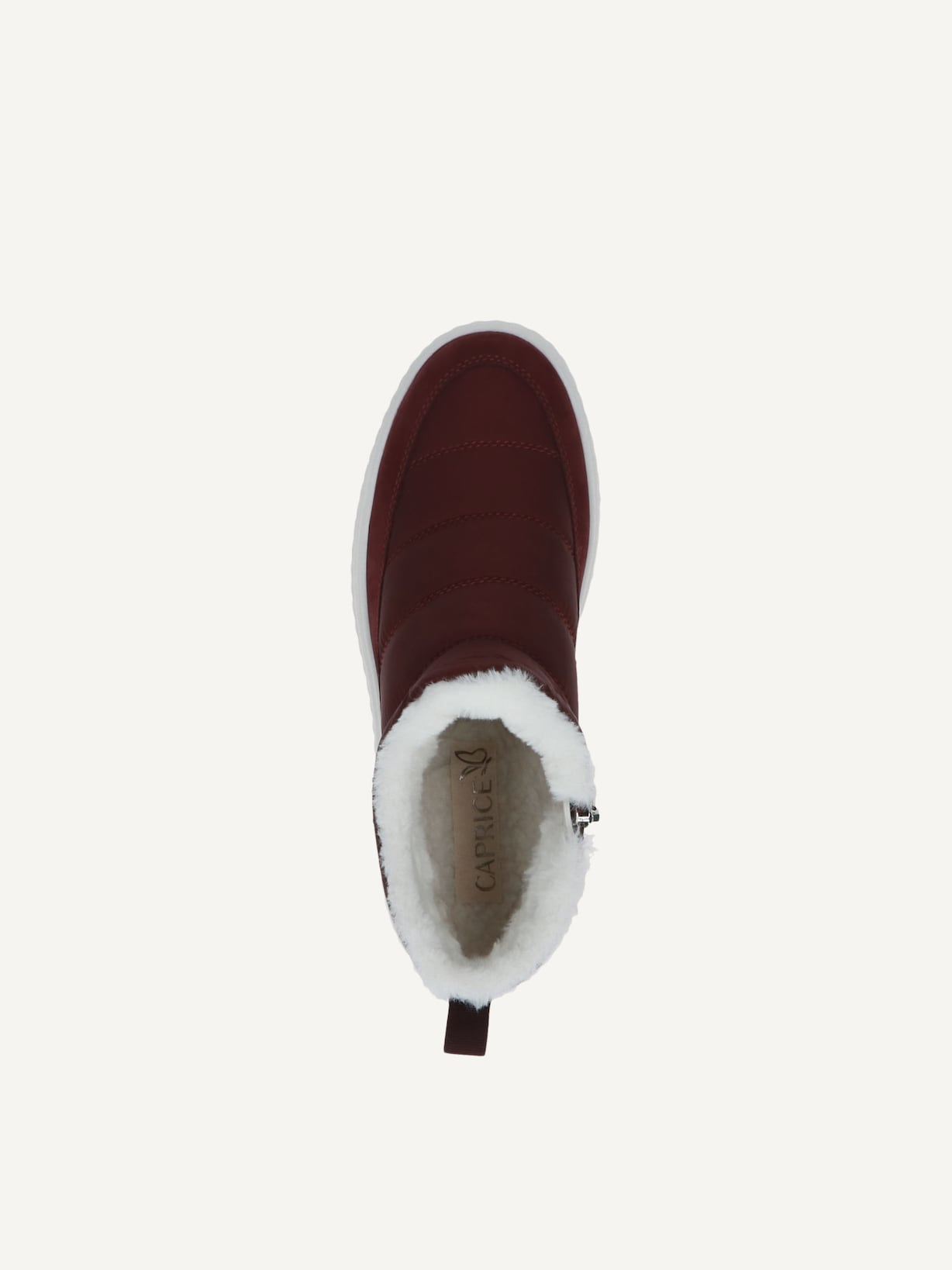 Caprice, Bottine - rouge doublure chaude BORDEAUX COMB, image 5 sur 6