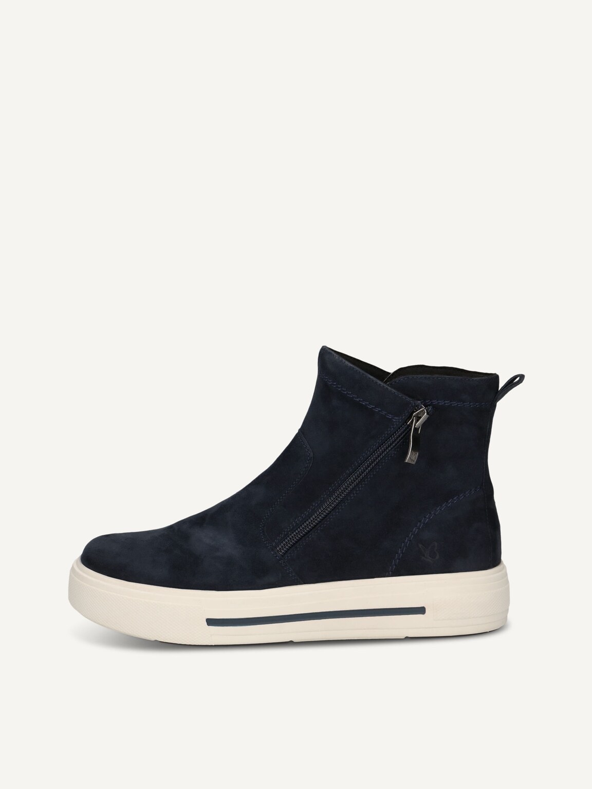 Caprice, Leather Bootie - blue OCEAN SUEDE, image 2 of 5