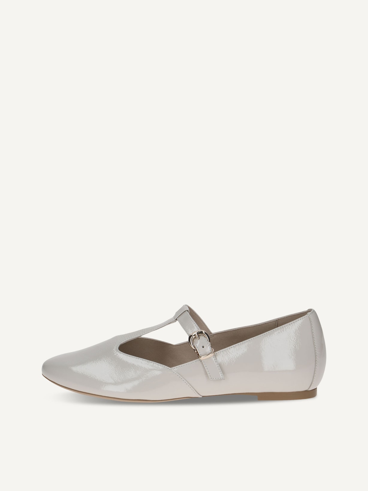 Caprice, Slipper en cuir - blanc SNOW NAPLAK, image 1 sur 6